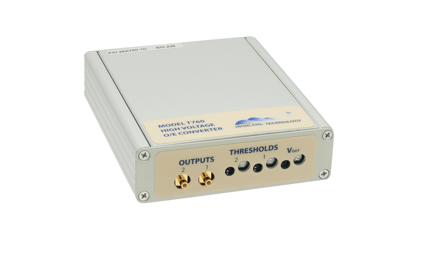 T760 Outputs Panel
